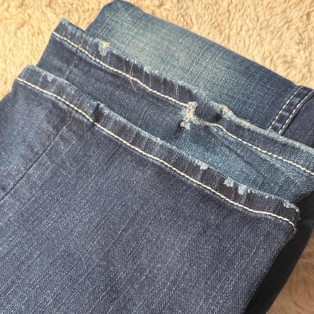 BKE Women's Boot Cut Stretch Jeans in Dark Blue Wash - Picture 11 of 12